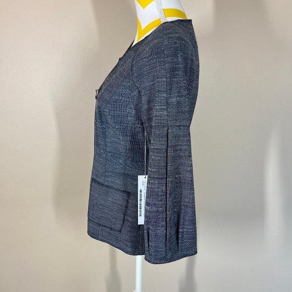 NWT Worth Wool Blend Jacket • Navy • Size 4 - Picture 6 of 12